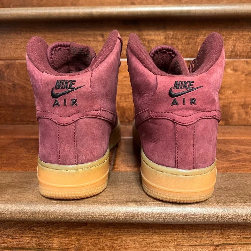 Nike Air Force 1 High Bordeaux - Picture 3 of 6